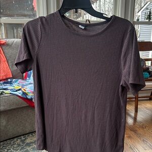 Old Navy Women's Brown Short Sleeve Tee
